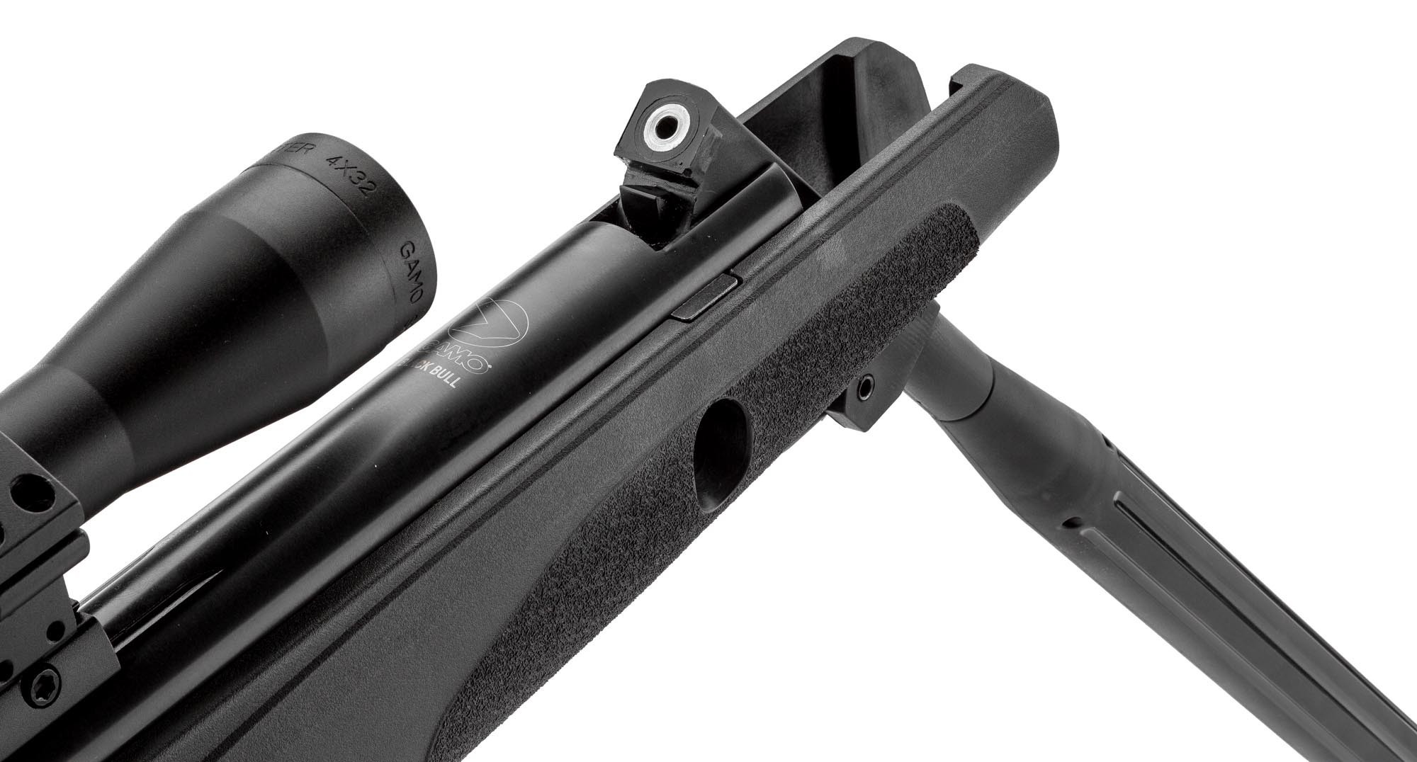Carabine A Plomb Chargement Lateral Carabine à plomb Gamo Black Bull Combo - Cal. 4,5 mm - Carabines à