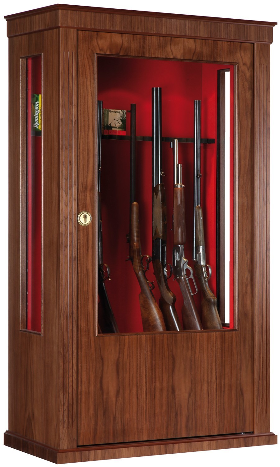Armoire Infac Wood Cover Safe Vitrine MV90 Chêne / 14 armes Armoires fortes pour armes longues