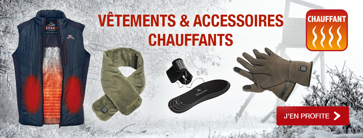 Spécial GRAND FROID : Vêtements et accessoires chauffants