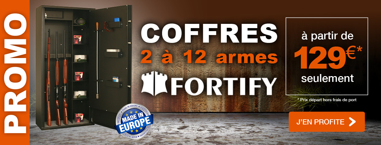 PROMO / Coffres FORTIFY pour armes