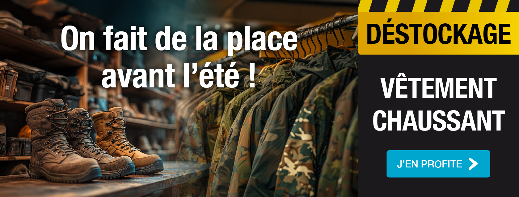 DÉSTOCKAGE Vêtement / Chaussant