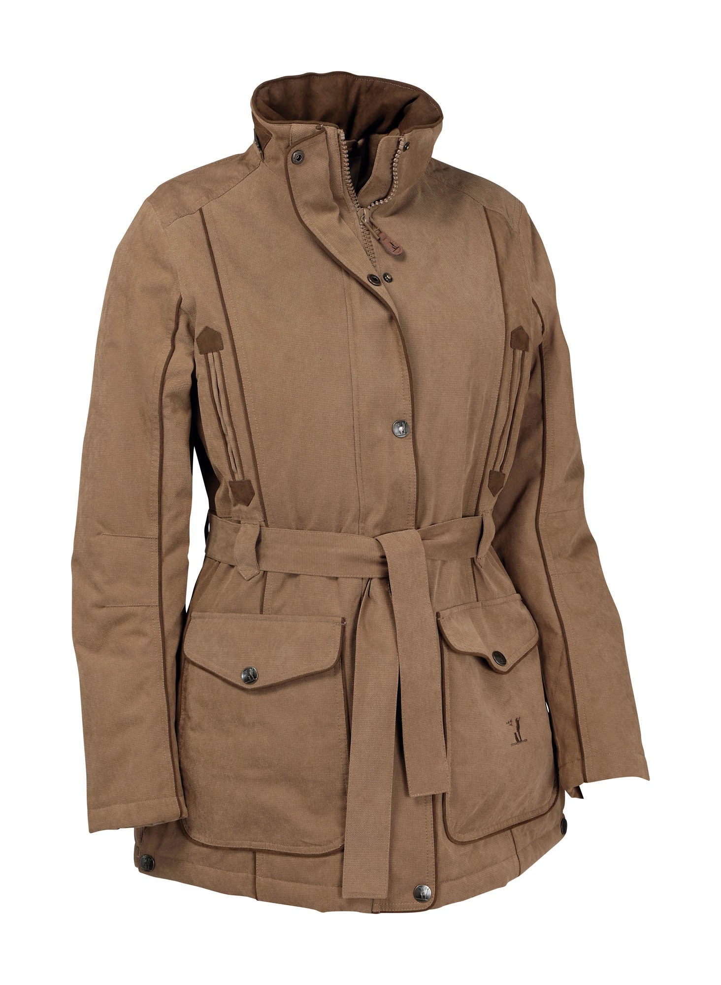 Veste de chasse Femme Percussion Rambouillet original Marron Vestes de chasse Femme Made in Chasse