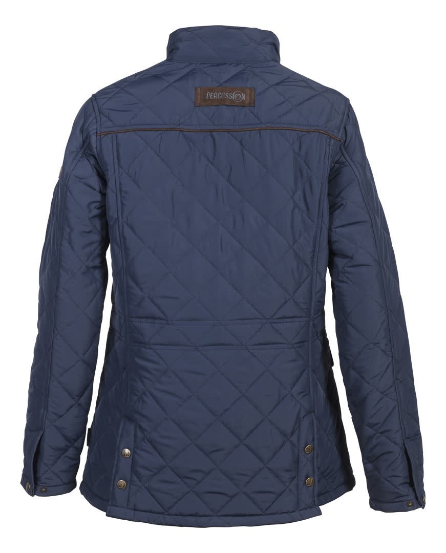 Veste matelassée bleu marine femme - Atelier Matelassé
