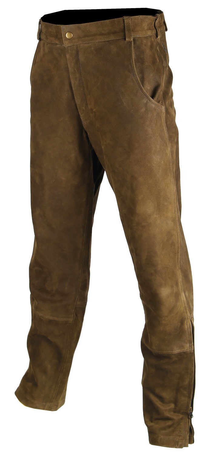 Pantalon chasse cuir homme discount