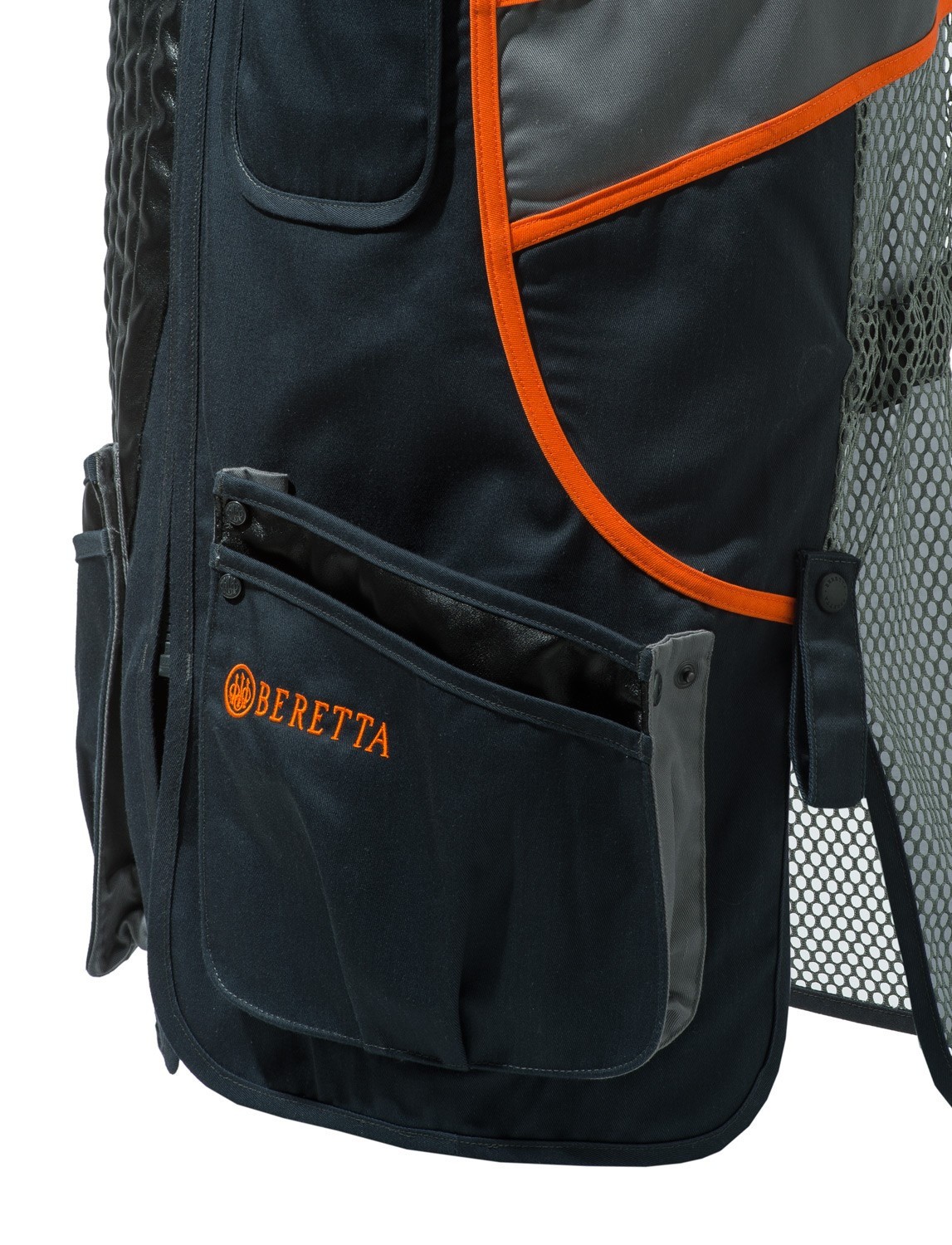 Gilet de tir Beretta Sporting Noir Gilets de tir ball trap Made in Chasse