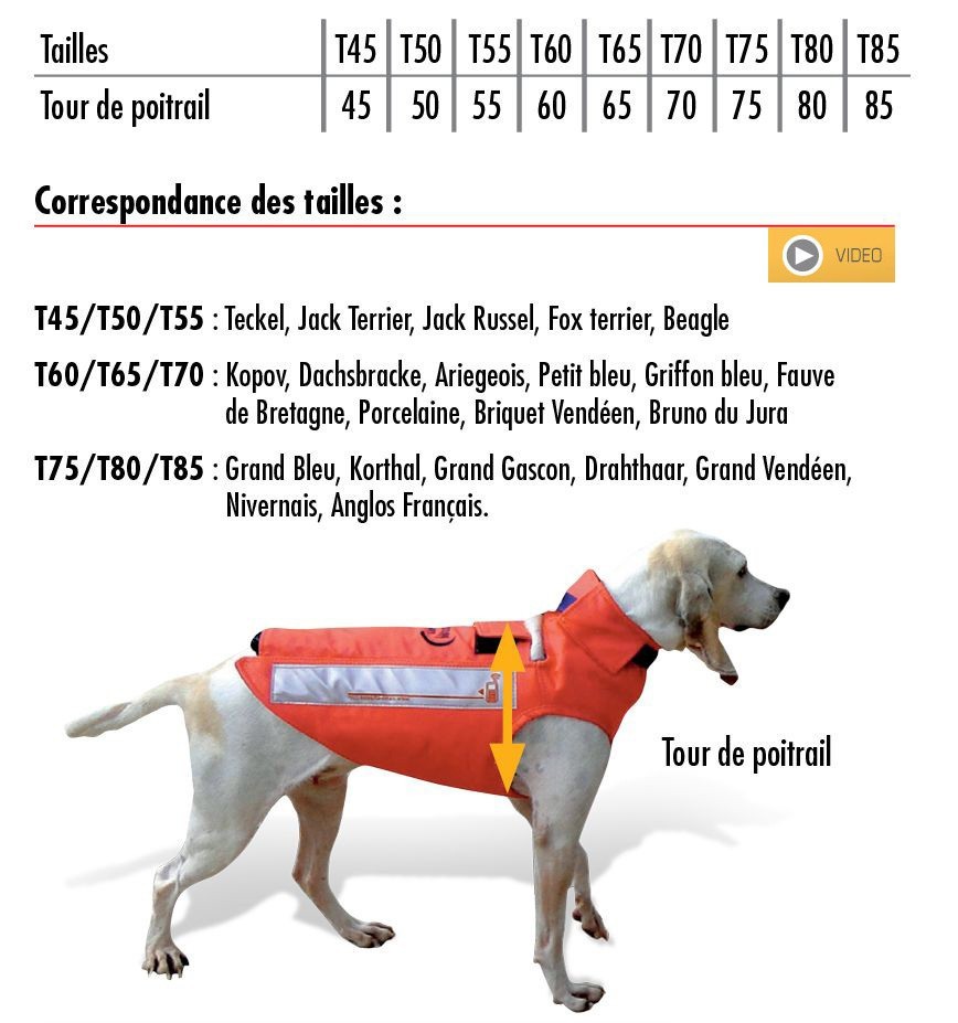 Gilet de protection 2025 pour chien browning