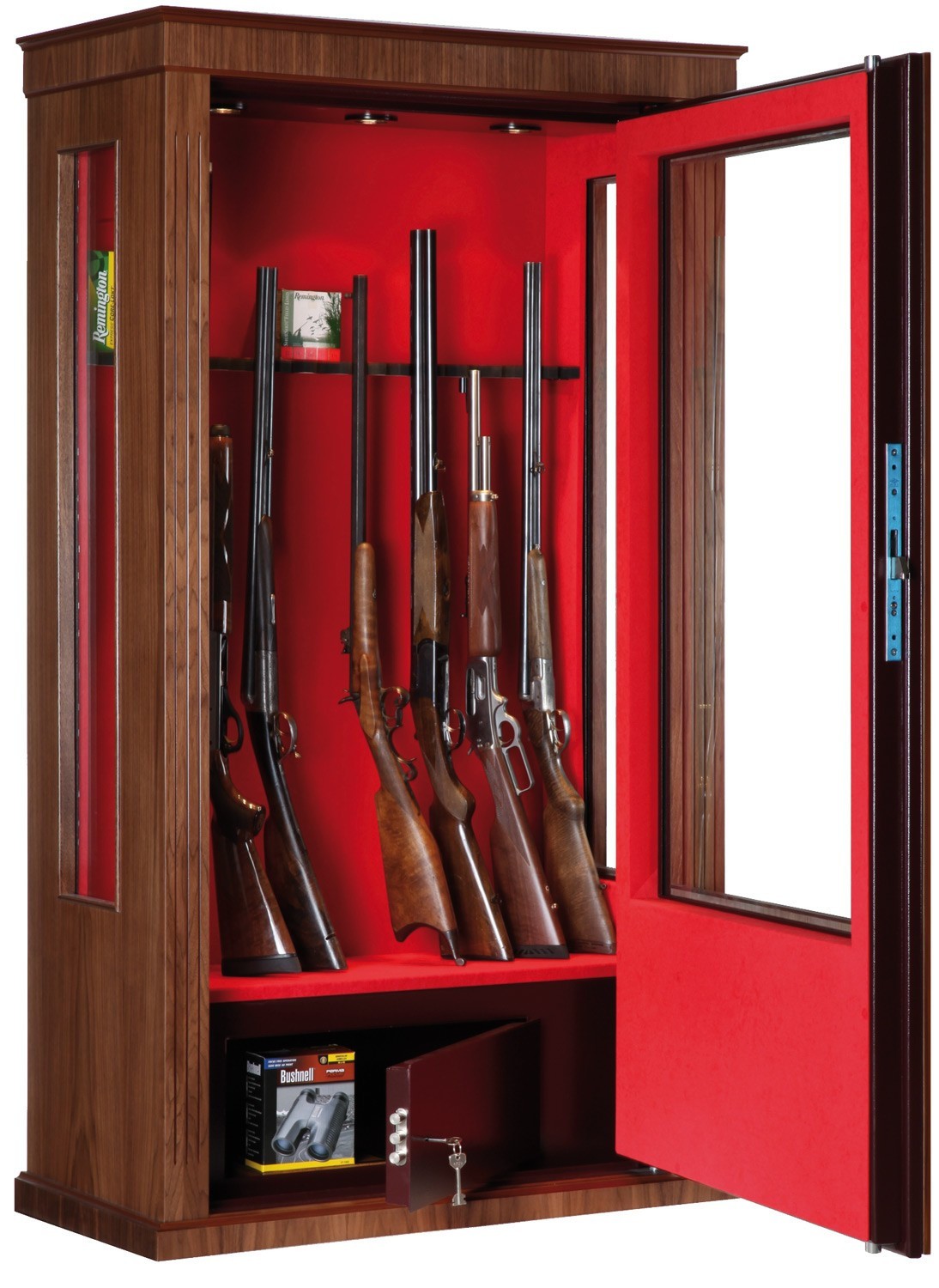 Wood forts Cover Armoire / armes longues 14 pour Made Safe | Chasse in MV90 Chêne armes - Infac Vitrine Coffres