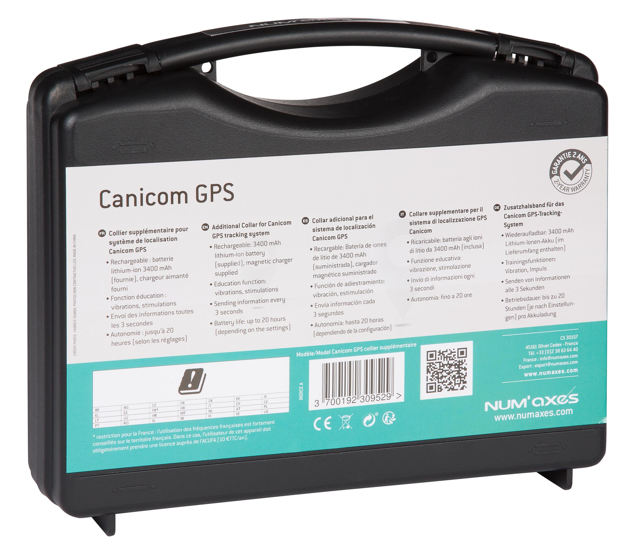 antenne coutre pour télécommande Canicom GPS