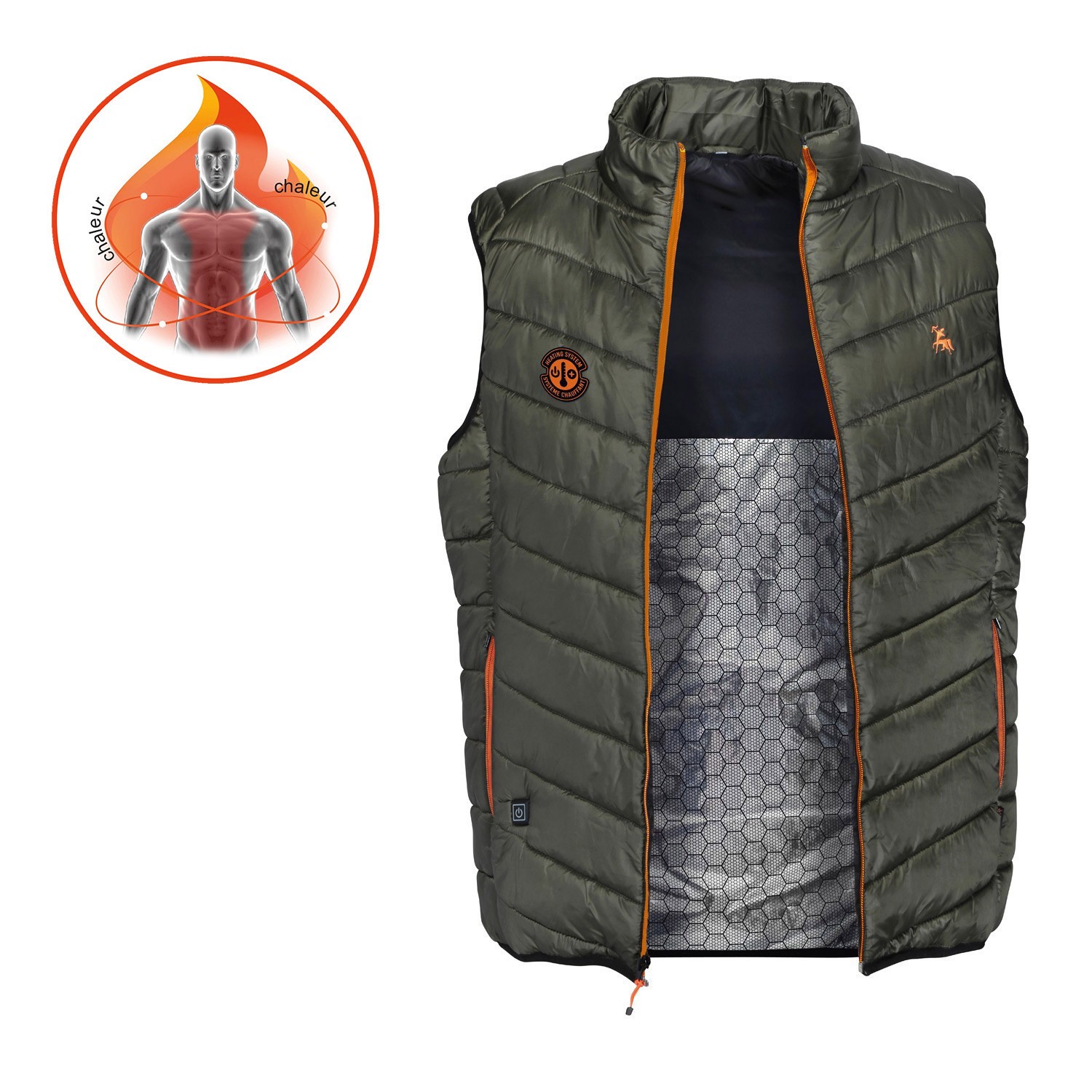 Présentation Gilet chauffant avec batterie incluse 