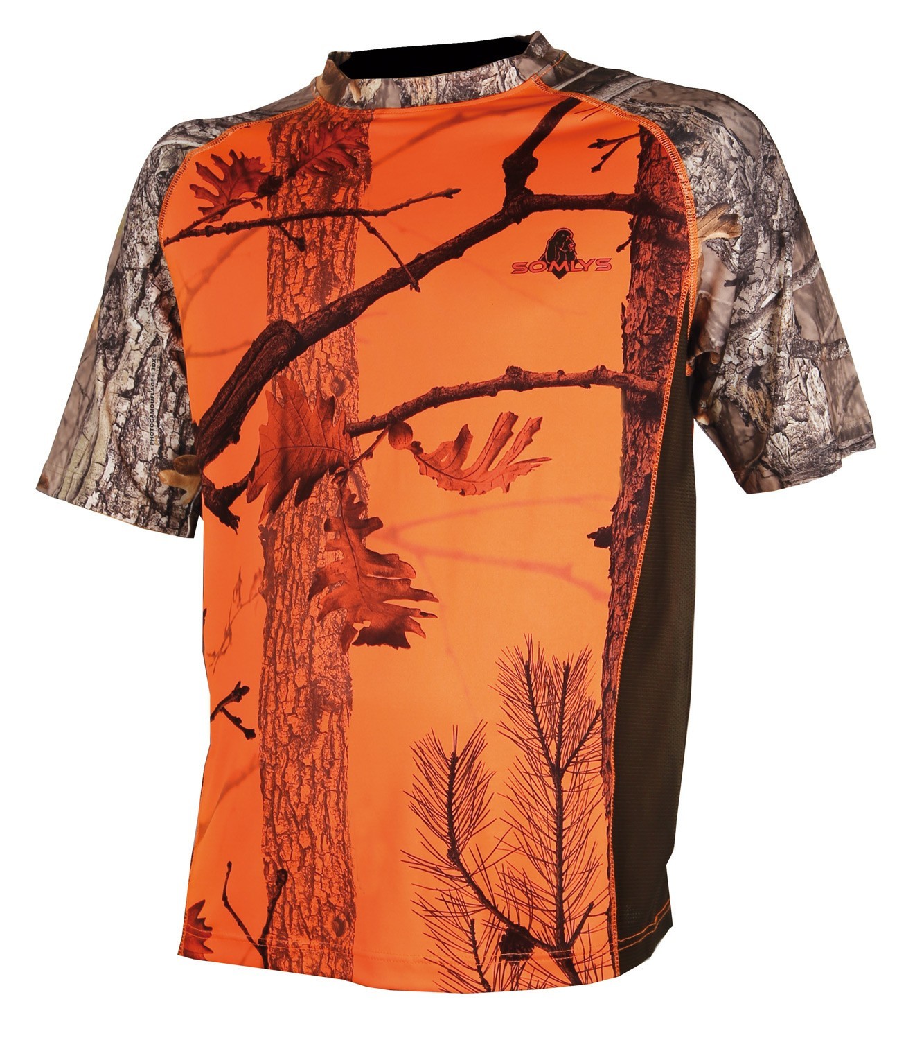 Tee shirt orange on sale fluo chasse