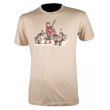 Tee-shirt sable humoristique Somlys 048S