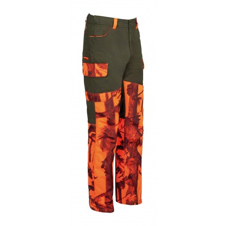 Pantalon de chasse Percussion Roncier Tradition - GhostCamo Black & Blaze