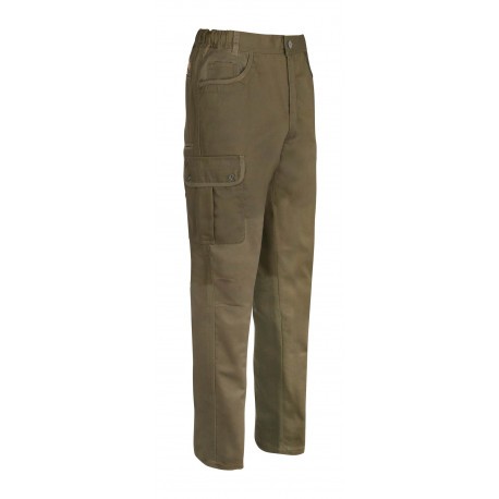 Pantalon de chasse hyperstretch Percussion Savane - Kaki