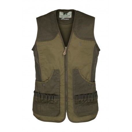 Gilet de chasse Percussion Savane Kaki Gilets de chasse Made in Chasse