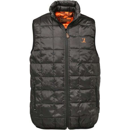 Gilet ouatiné Percussion réversible Noir / GhostCamo B&B