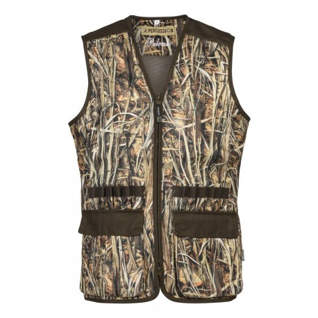 Gilet de chasse Percussion Palombe - GhostCamo Wet