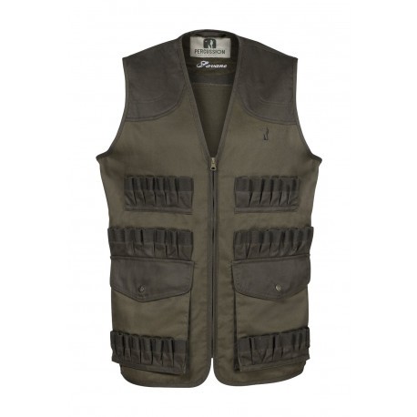 Gilet de chasse maxitubes Percussion Savane