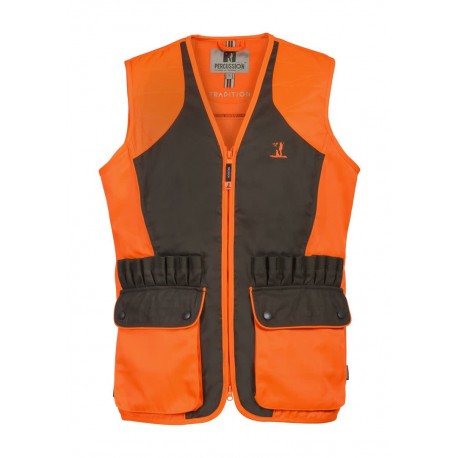 Gilet de chasse Percussion Tradition Evo haute visibilité