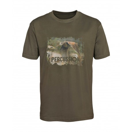 Tee-shirt de chasse Percussion sérigraphié Bécasse