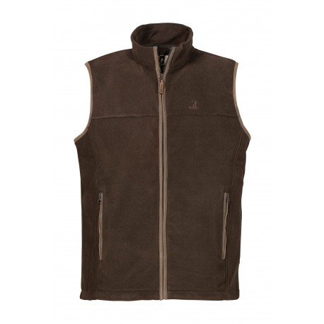 Gilet polaire Percussion Scotland - Marron