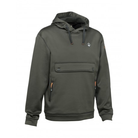 Sweat-shirt de chasse à capuche Percussion - Kaki