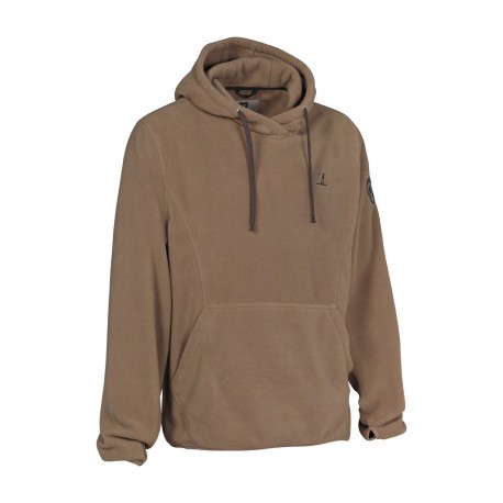 Sweat-shirt poalire Percussion à capuche Sable