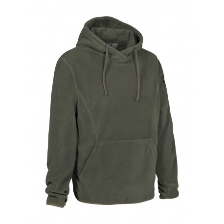 Sweat-shirt de chasse polaire à capuche Percussion - Kaki