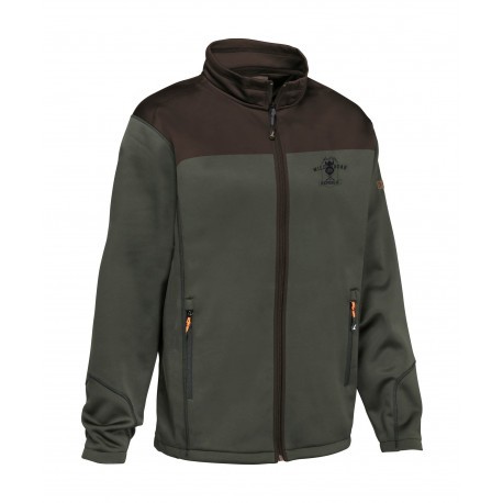 Sweat-shirt de chasse zippé Percussion Wild Boar Republic