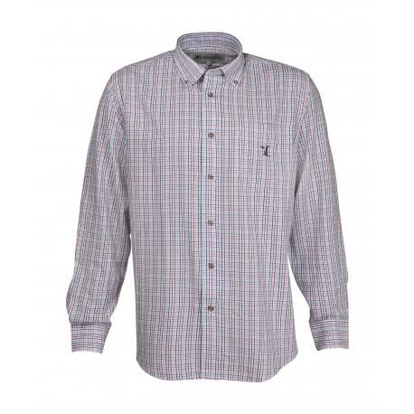 Chemise de chasse Percussion carreaux Rouge