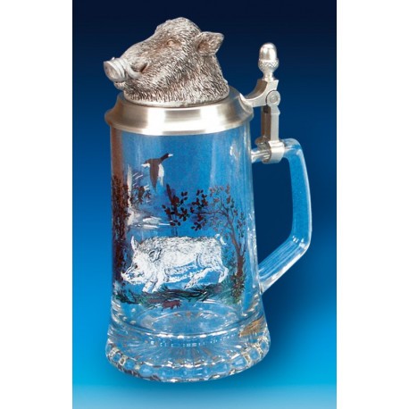 Chope à bière Sanglier