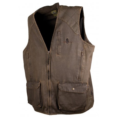 Gilet de chasse façon cuir Somlys Sologne 244