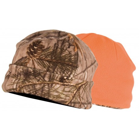 Bonnet polaire réversible Somlys 2466 Camo 3DX / Orange