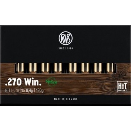 Cartouche RWS / cal. 270 Win. - HIT 8,4 g / 130 gr
