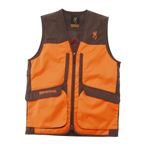 Gilet best sale chasse orange
