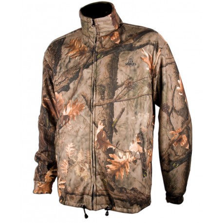 Blouson polaire réversible camo Big Game/Vert Somlys 492