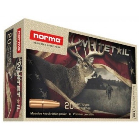 Cartouche Norma / cal. 8x57 JRS - Whitetail 12,7 g / 196 gr