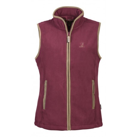 Gilet polaire Femme Percussion Scotland - Bordeaux
