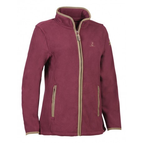 Blouson polaire Femme Percussion Scotland - Bordeaux