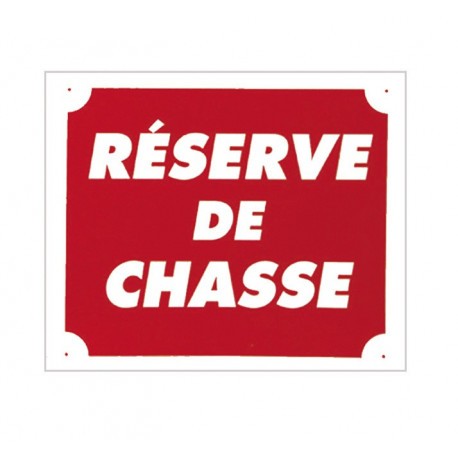 Pack 10 pancartes de chasse RÉSERVE DE CHASSE