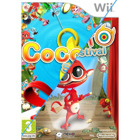 Cocoto Adventure + Canne à pêche + 2 Pistolets / Wii