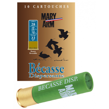 Cartouche Mary Arm Bécasse dispersante / Cal. 28 - 22 g ...