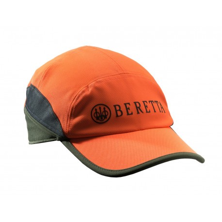 Casquette de chasse Beretta WP Pro - Orange & Vert