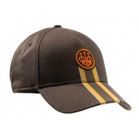 Casquette de chasse Beretta Corporate Striped - Chocolat