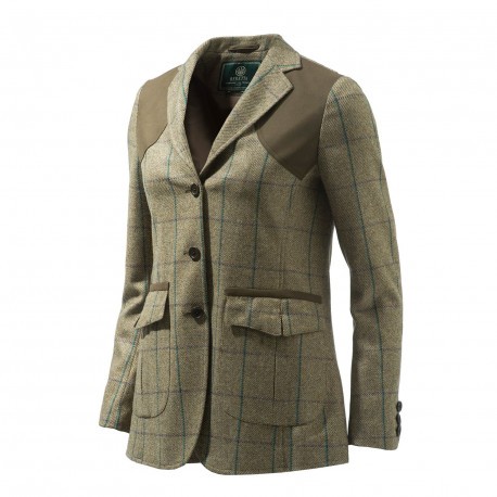 Veste tweed femme sale chasse
