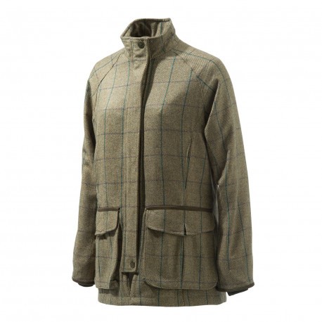 Veste de chasse Femme Beretta St James - Tweed Vert