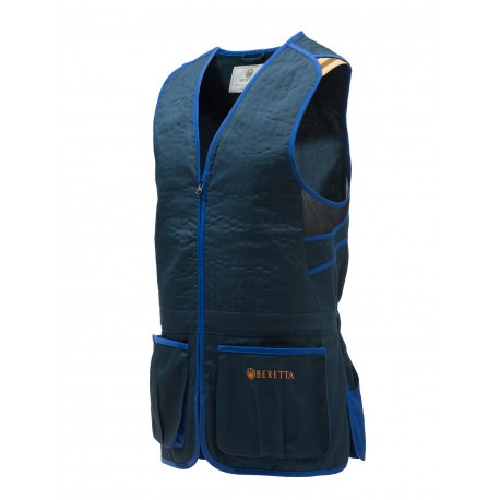 Gilet de tir Beretta Trap Cotton - Bleu