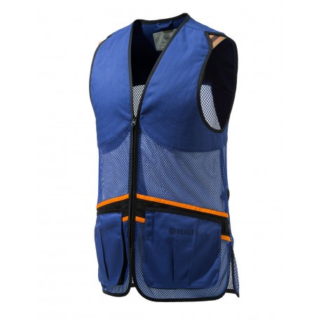 Gilet de tir Beretta Full Mesh - Bleu