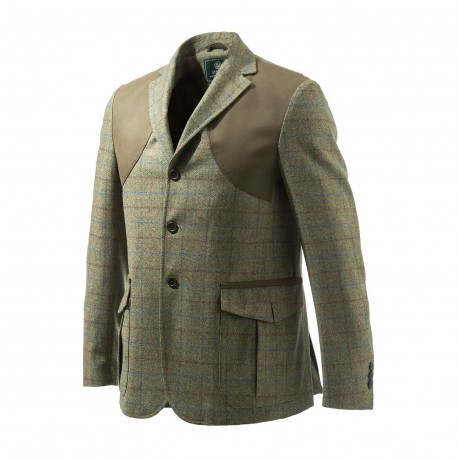 gilet tweed homme chasse