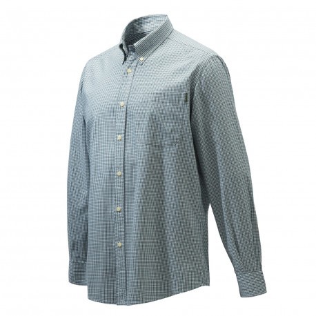 Chemise de chasse Beretta Wood - Blanc & Vert