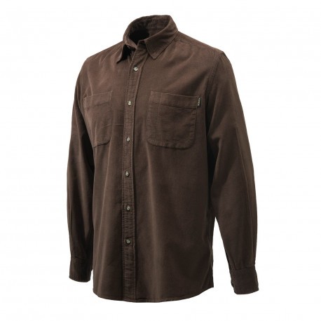 Chemise de chasse Beretta Light Corduroy - Chocolat